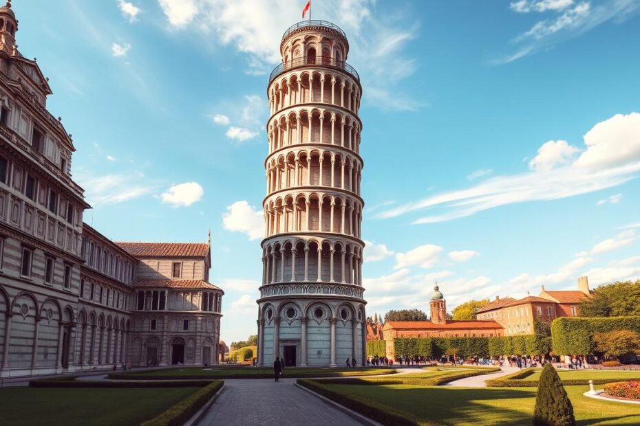 wieso ist der schiefe turm von pisa schief